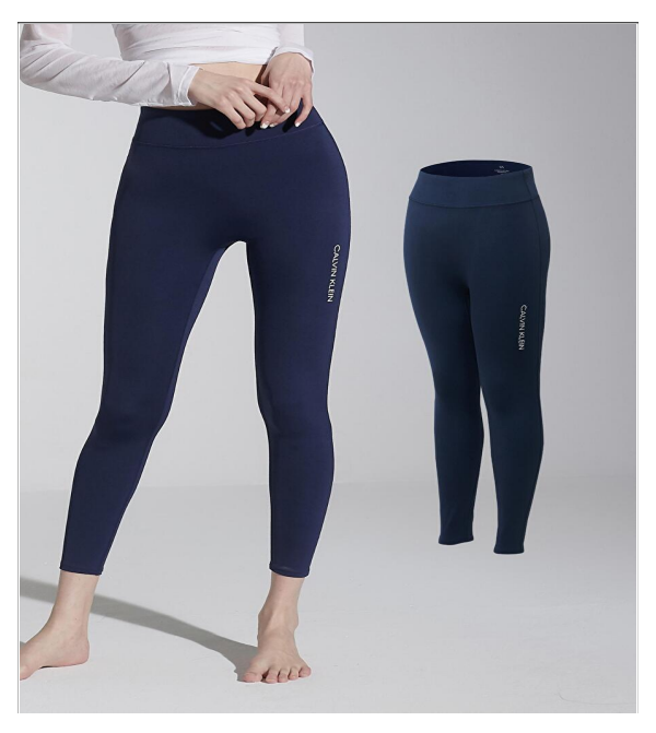 캘빈클라인 슬림라인 컴포트 레깅스 (네이비 MOOD INDIGO)